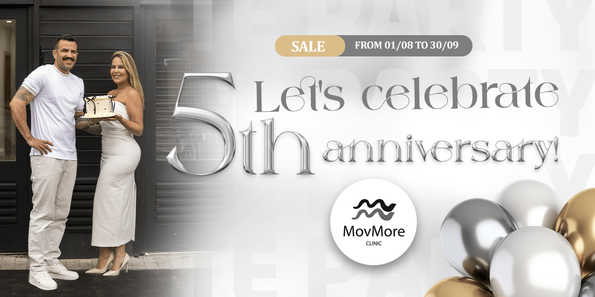 Movmore Turns 5: Celebrate With Exclusive Anniversary Offers in Dublin - MovMore Clinic